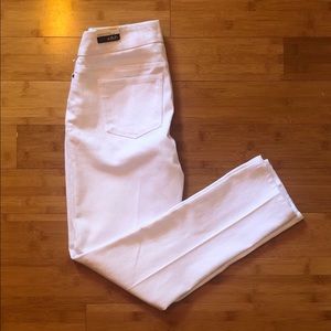NWT Slim-Satin Size 4 White Pants